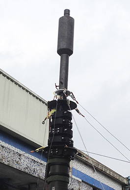 application of carbon fiber mast